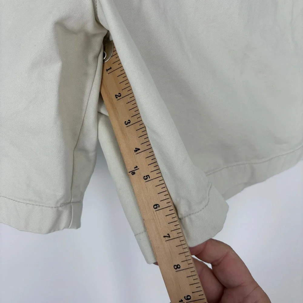 J.Crew Oarsman Reimagined Chino Shorts Mens 35 Beige Khaki Preppy Summer Classic